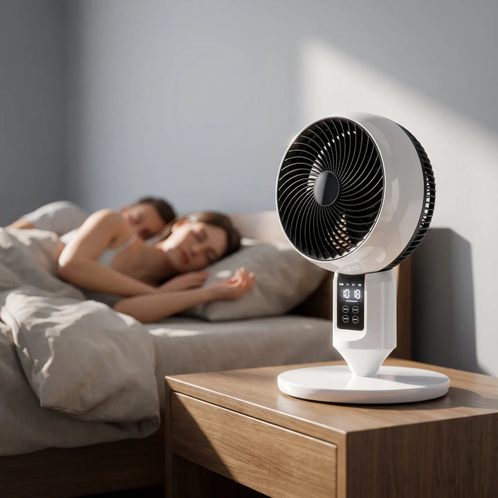 Leiser Oszillierender Standventilator Mit Fernbedienung - Aeroflow