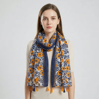 Lichte Damesdoek Met Kwastjesdetails - Janice