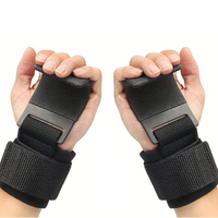 Lifting Hooks mit verstellbarem Handgelenkband - GripMax