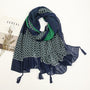 Lightweight Ladies Wrap With Tassel Details - Edna