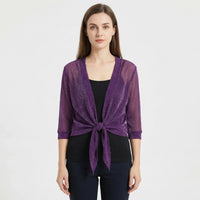Lightweight Sparkly Shrug Cardigan - Kristi