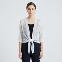 Lightweight Sparkly Shrug Cardigan - Kristi