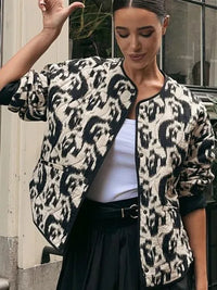Lightweight Women's Jacket With Round Neckline - Johanna
