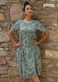 Locker Sitzendes Midikleid - Sandy
