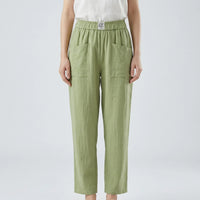 Lockere Damenhose Mit Elastischem Bund - Inez