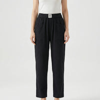 Lockere Damenhose Mit Elastischem Bund - Inez