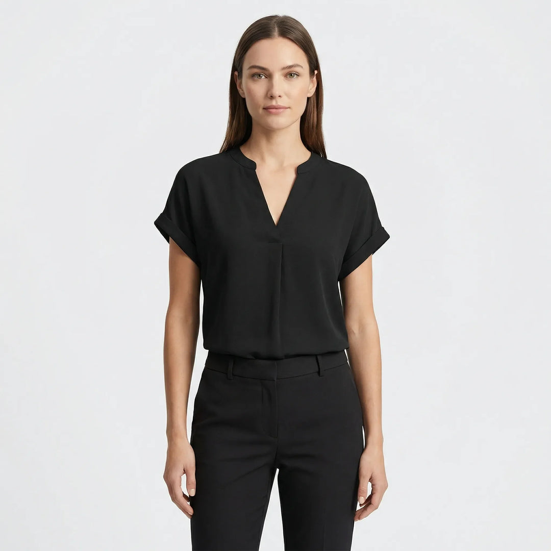Lockere Taillierte Damenbluse - Riana