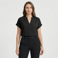 Lockere Taillierte Damenbluse - Riana