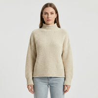 Lockerer Rollkragen-Strickpullover Für Damen - Dora