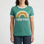 Lockeres Damen-Shirt Mit Regenbogenmotiv - Debbie