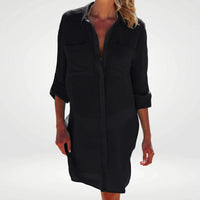 Lockeres Hemdkleid Mit Knopfleiste - Tasha