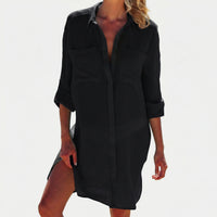 Lockeres Hemdkleid Mit Knopfleiste - Tasha