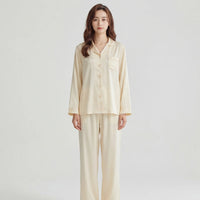 Long-Sleeve Button-Up Pyjama Set - Stephanie
