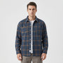 Long-Sleeve Checked Button-Up Shirt - Felipe
