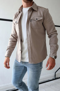 Long-Sleeved Overshirt With Chest Pockets - Fernando