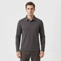 Long Sleeve Turn-Down Collar Polo - Carlton