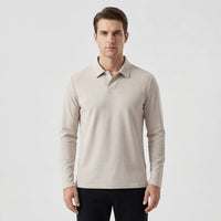 Long Sleeve Turn-Down Collar Polo - Carlton