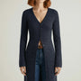 Longline-Cardigan Mit Knopfleiste - Lisann