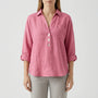 Losse Blouse Met Lange Mouwen En V-Hals - Vicky
