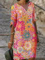 Sommertop mit Blumenmuster - Marisol