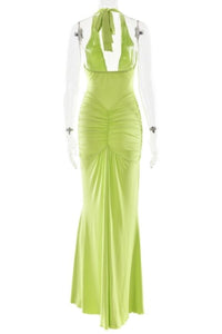 Maxikleid Mit Tiefem V Ausschnitt - Alisha