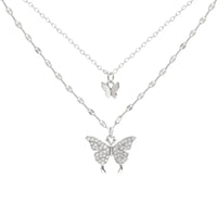Mehrschichtige Silberkette - FlutterJewelry
