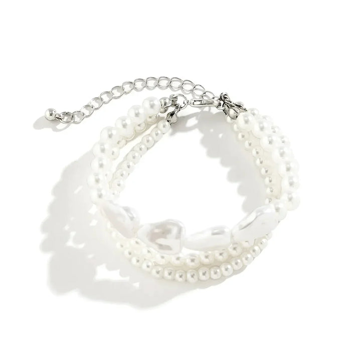 Mehrschichtiges Perlenarmband - DreamShimmer