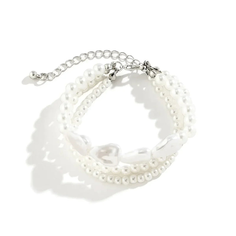 Mehrschichtiges Perlenarmband - DreamShimmer