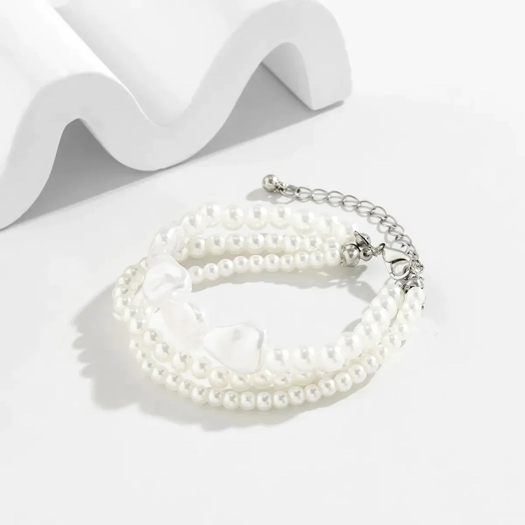 Mehrschichtiges Perlenarmband - DreamShimmer
