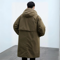 Men's Classic Parka Trench Coat - Armando