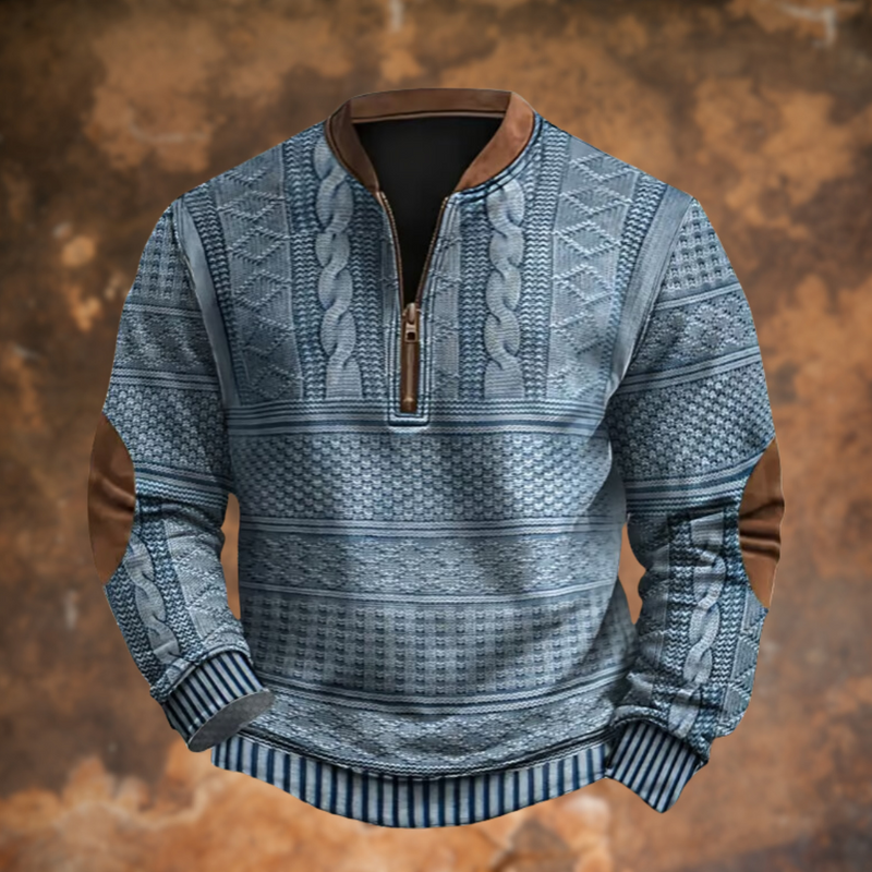 Men's Quarter-Zip Jumper - Alonzo