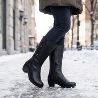 Mid-Calf Block Heel Winter Boot - Amy