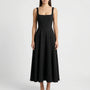 Midi Kleid Mit Hoher Taille - Sofie