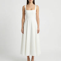 Midi Kleid Mit Hoher Taille - Sofie