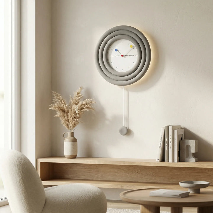 Minimalistische Pendelwanduhr - Circulonix