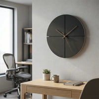 Minimalistische Runde Analoge Wanduhr - Veltara