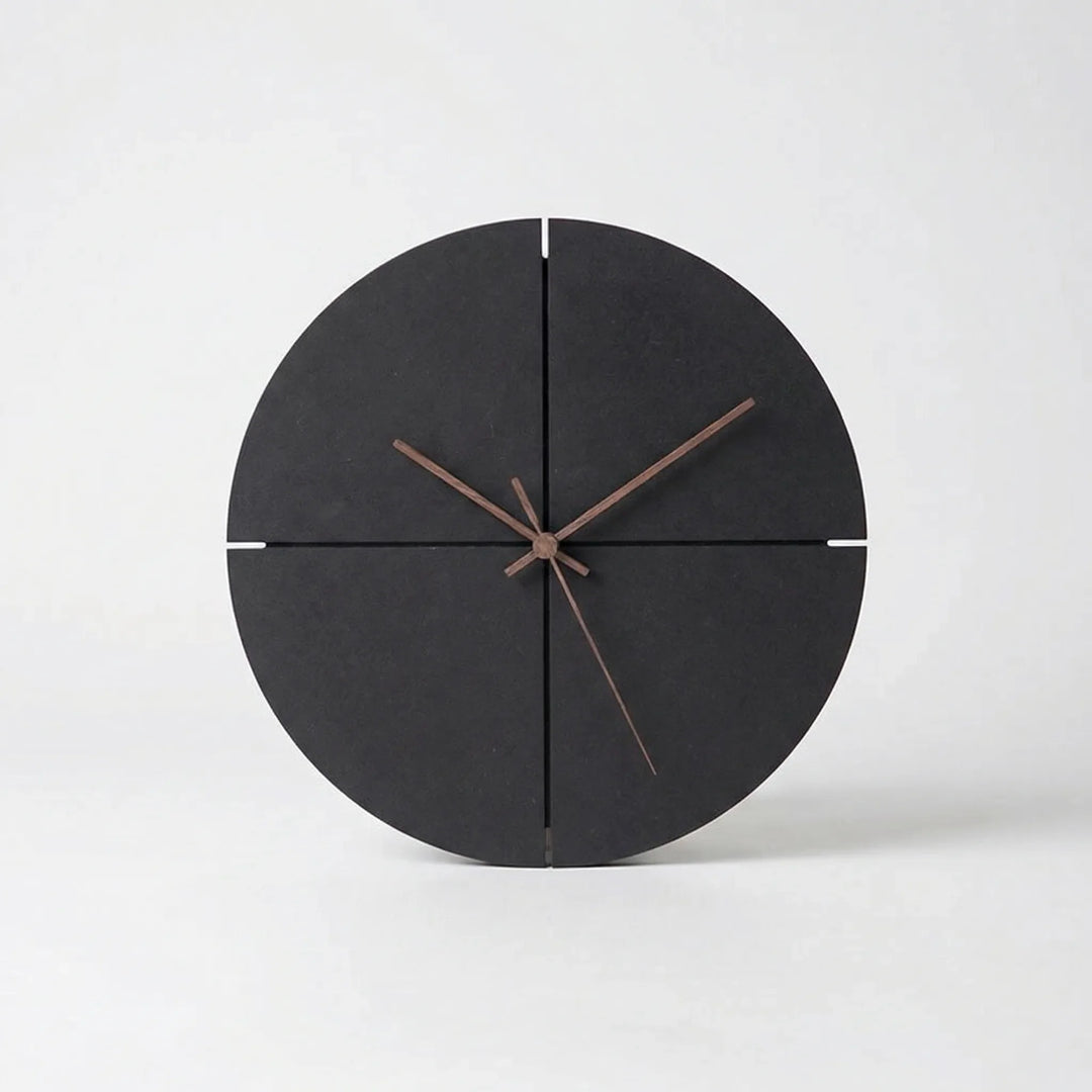 Minimalistische Runde Analoge Wanduhr - Veltara