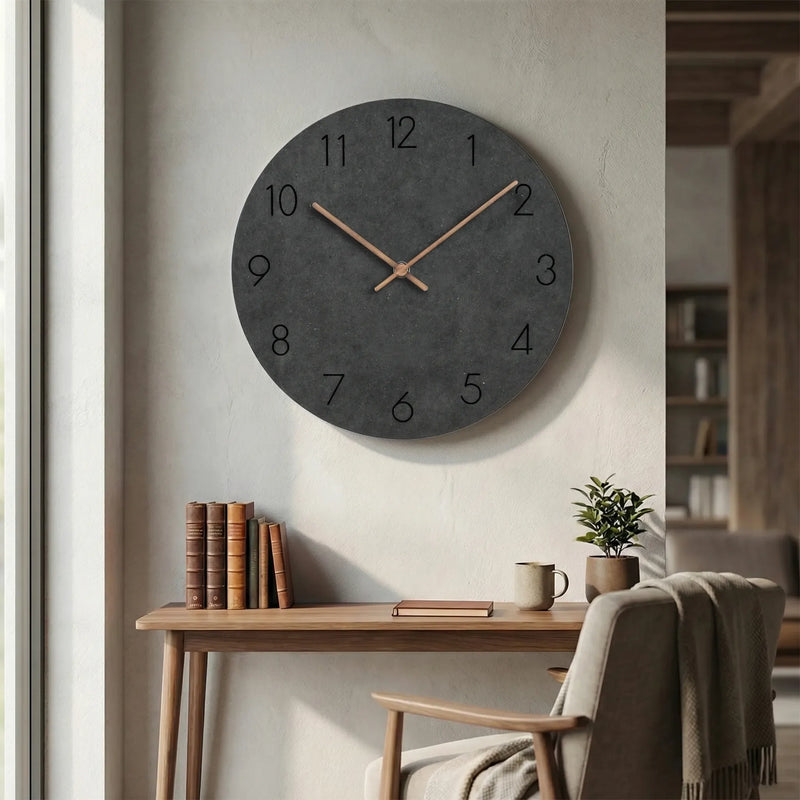 Minimalistische Runde Wanduhr - Nordellia