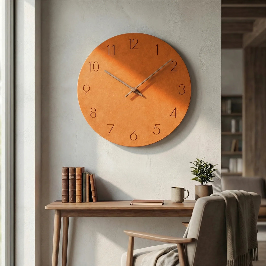 Minimalistische Runde Wanduhr - Nordellia