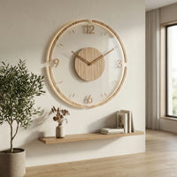 Minimalistische Runde Wanduhr - Nordrill