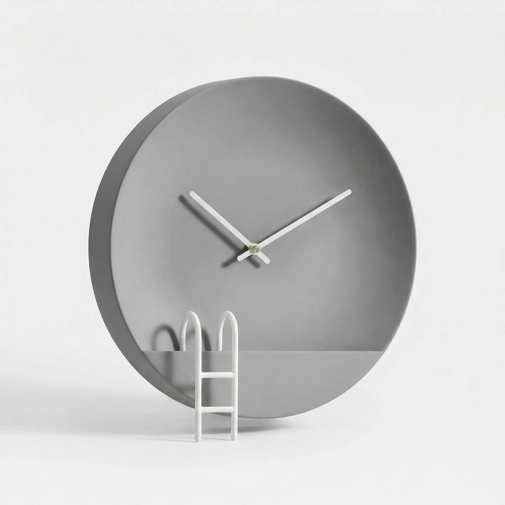 Minimalistische Runde Wanduhr - Poolora