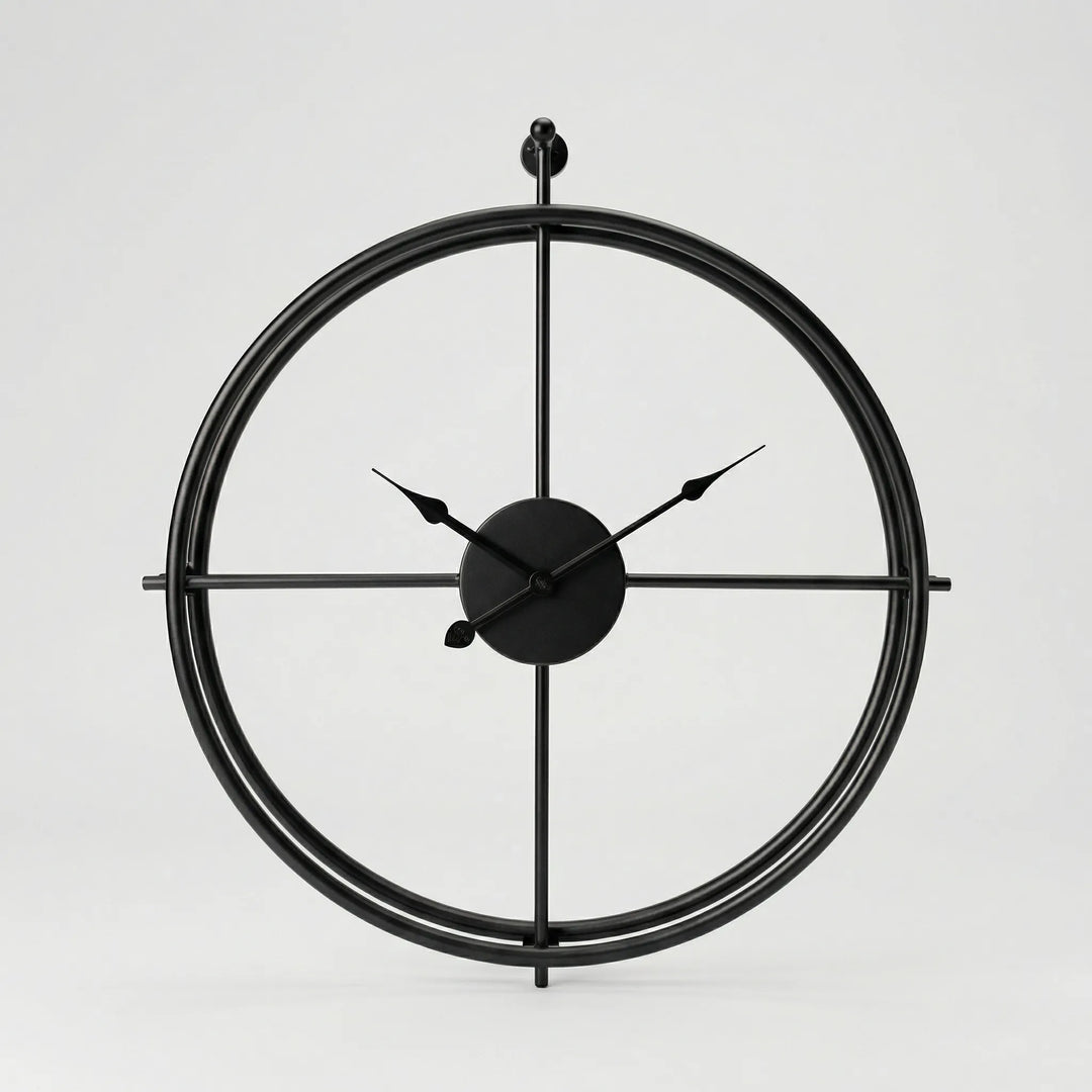 Minimalistische Runde Wanduhr - Skandara