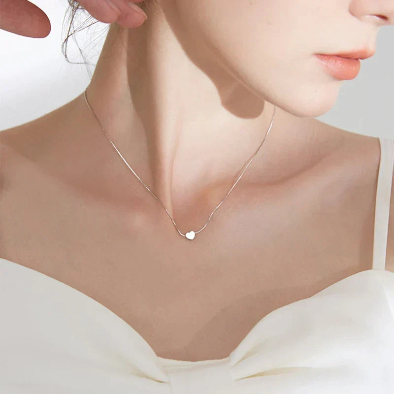 Minimalistische Silberkette - SilverHeart