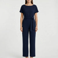 Minimalistischer Jumpsuit Mit Weitem Bein - Lavinia