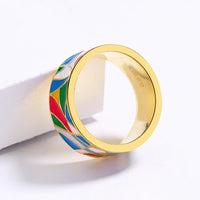 Minimalistischer Zirkonaring - EnamelJewelry