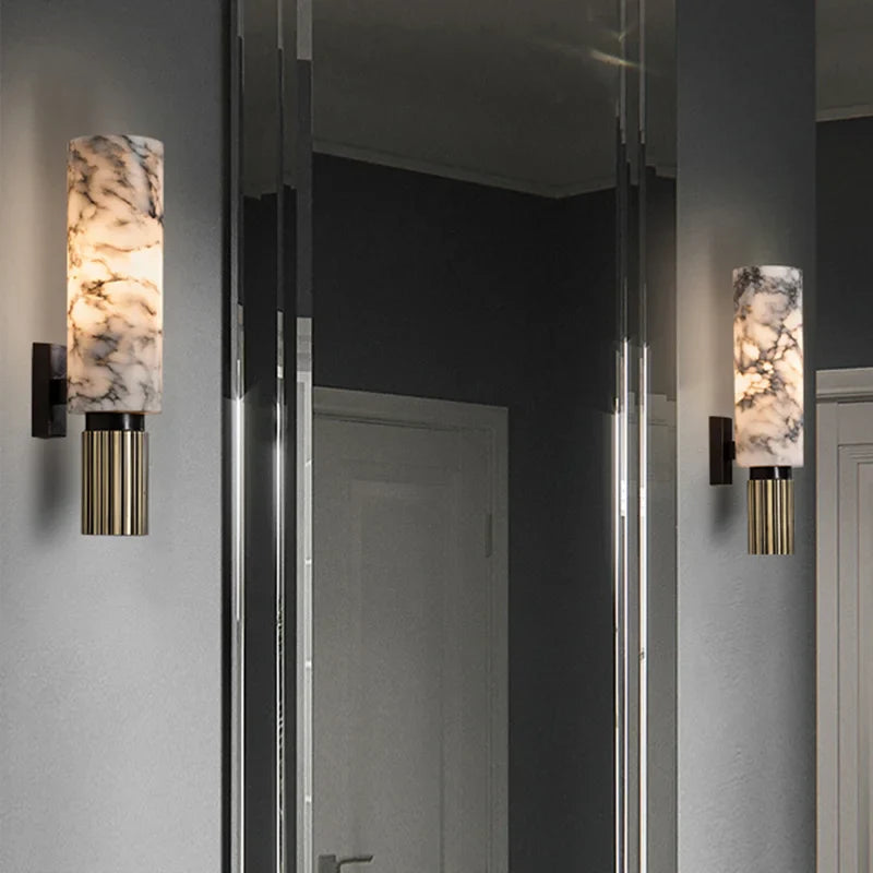 Beleuchtete Wanddekoration aus Marmor - LustraMar