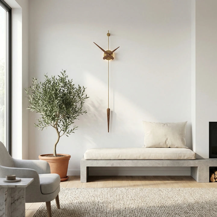 Moderne Lange Pendeluhr Für Die Wand - Auravex