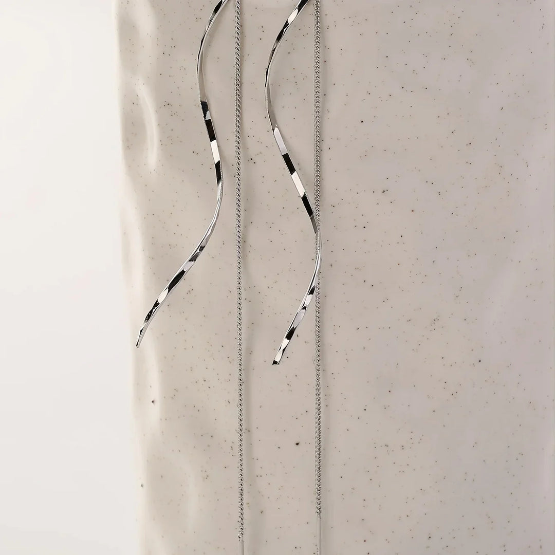 Moderne Ohrstecker - LongWaves
