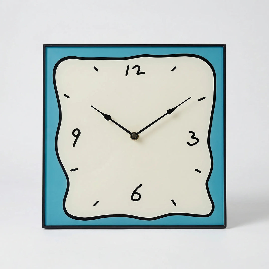 Moderne Quadratische Wanduhr - TimeLuma