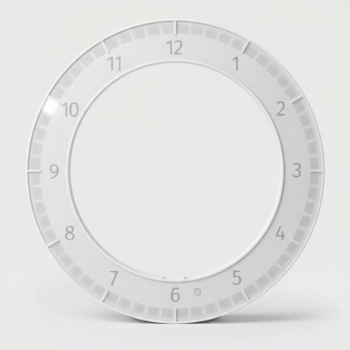 Moderne Ring-Wanduhr - ChronaLoop